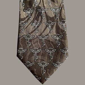 🇺🇸FRATELLO HEALTH MEDICAL CHIROPRACTOR Men's HAND MADE Tie